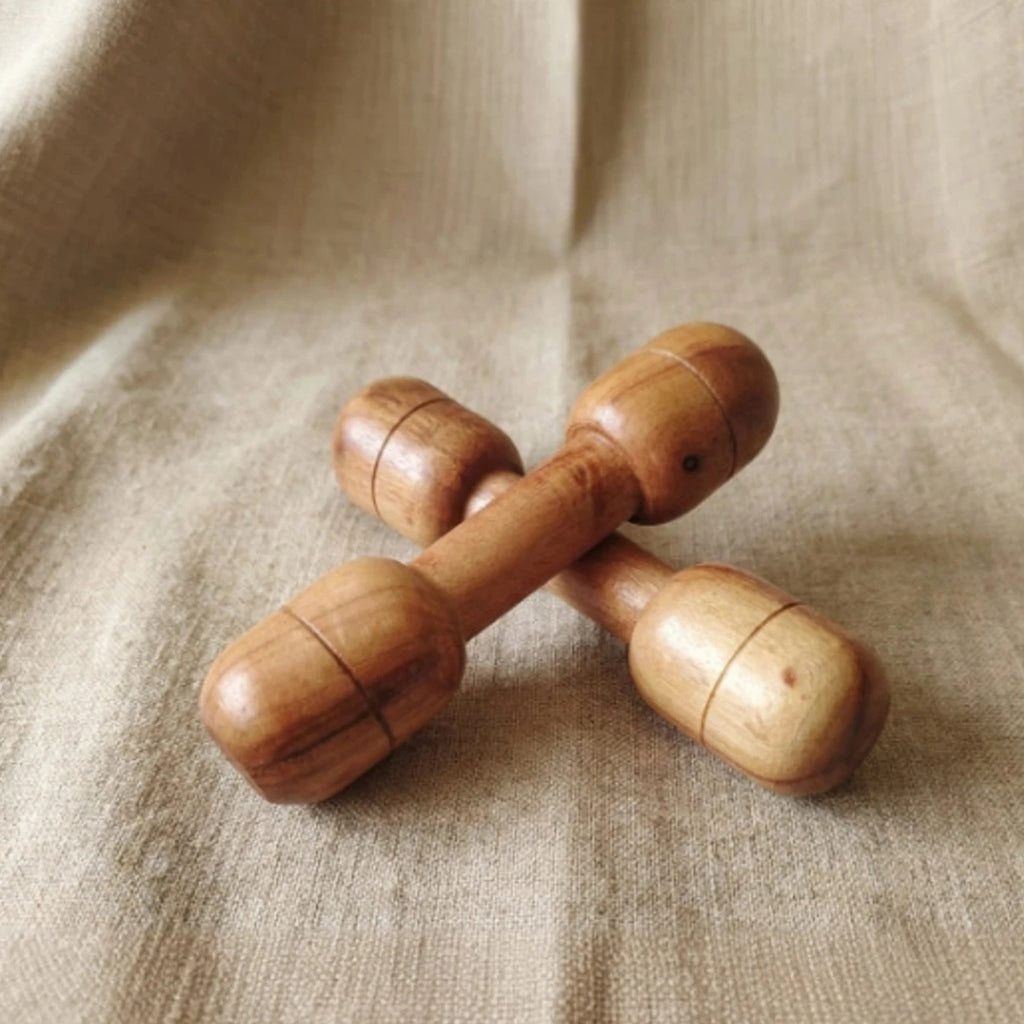 WOODEN DUMBLES