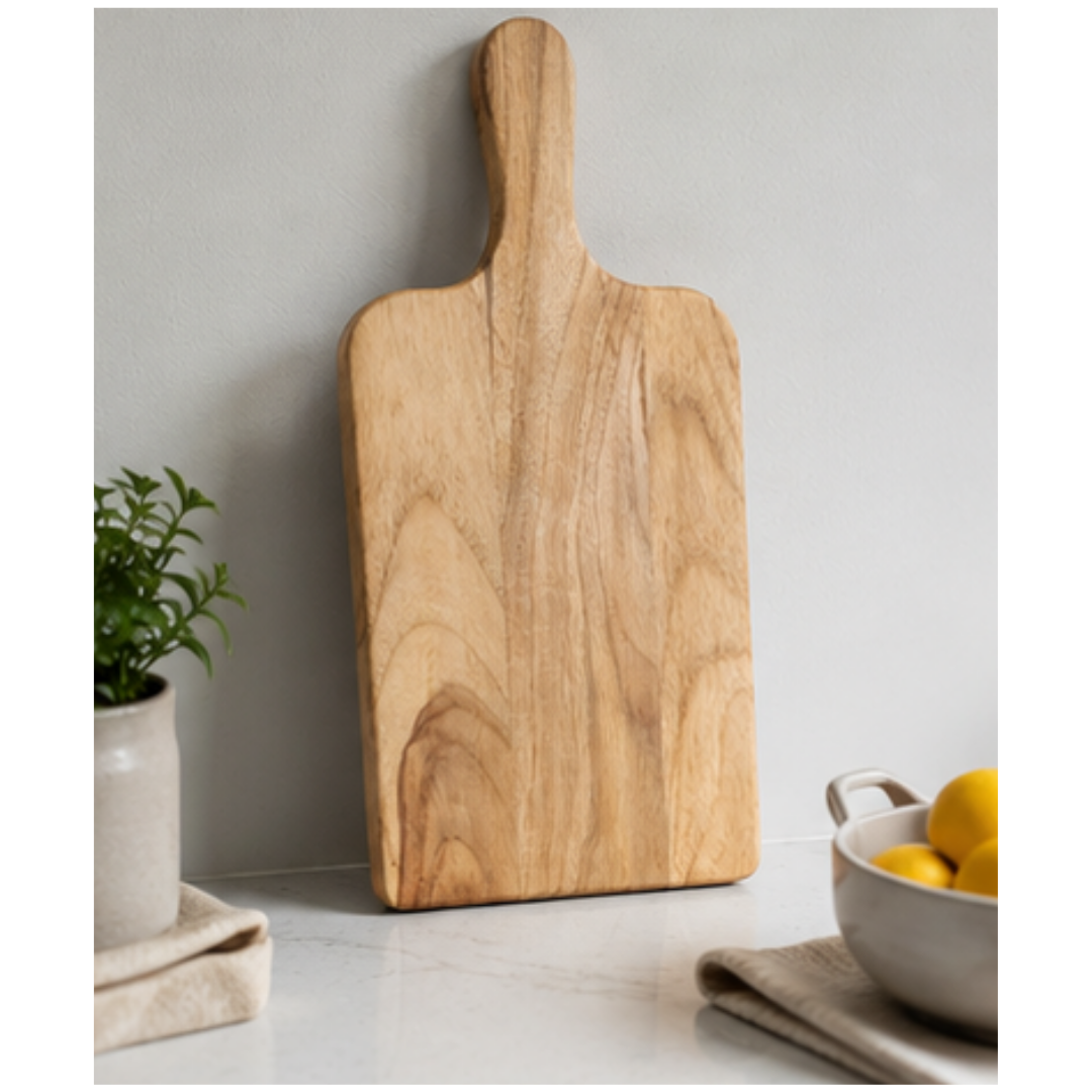 KEEKAR Wooden Cutting Board (Brown Dishwasher Safe)