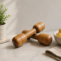 WOODEN DUMBLES
