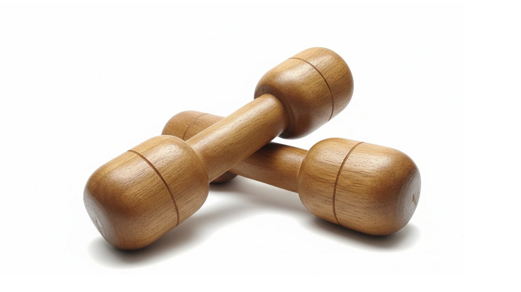 WOODEN DUMBLES