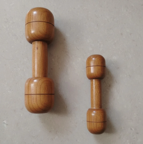 WOODEN DUMBLES