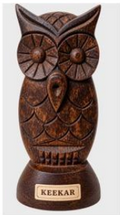 KEEKAR -Wooden Owl Shape Spectacle Holder Stand for Eyeglasses
