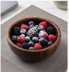 WOODEN BOWL Material: Sheesham Wood  Set of 3