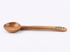 Keekar Handmade Natural Wood Serving Spoon Spatula, Food Contact Kitchen Cooking Utensil Set of 2