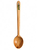 Keekar Handmade Natural Wood Serving Spoon Spatula, Food Contact Kitchen Cooking Utensil Set of 2